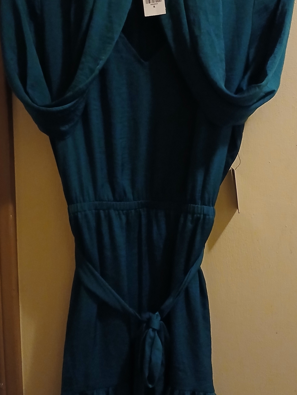 Express Teal Long Sleeve Dress